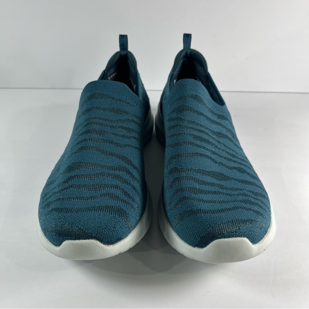 Teal Slip-On Sneakers - Picture 2 of 10